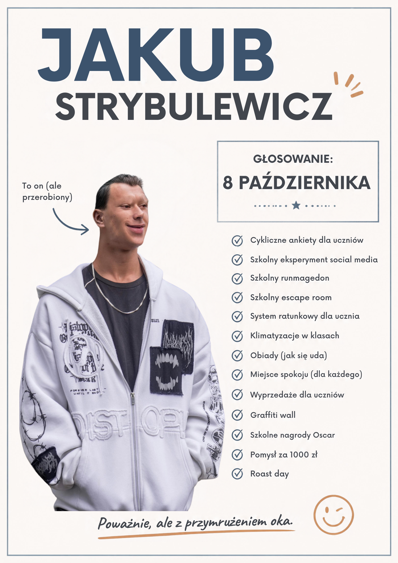 Plakat kampanijny - Wariant 1